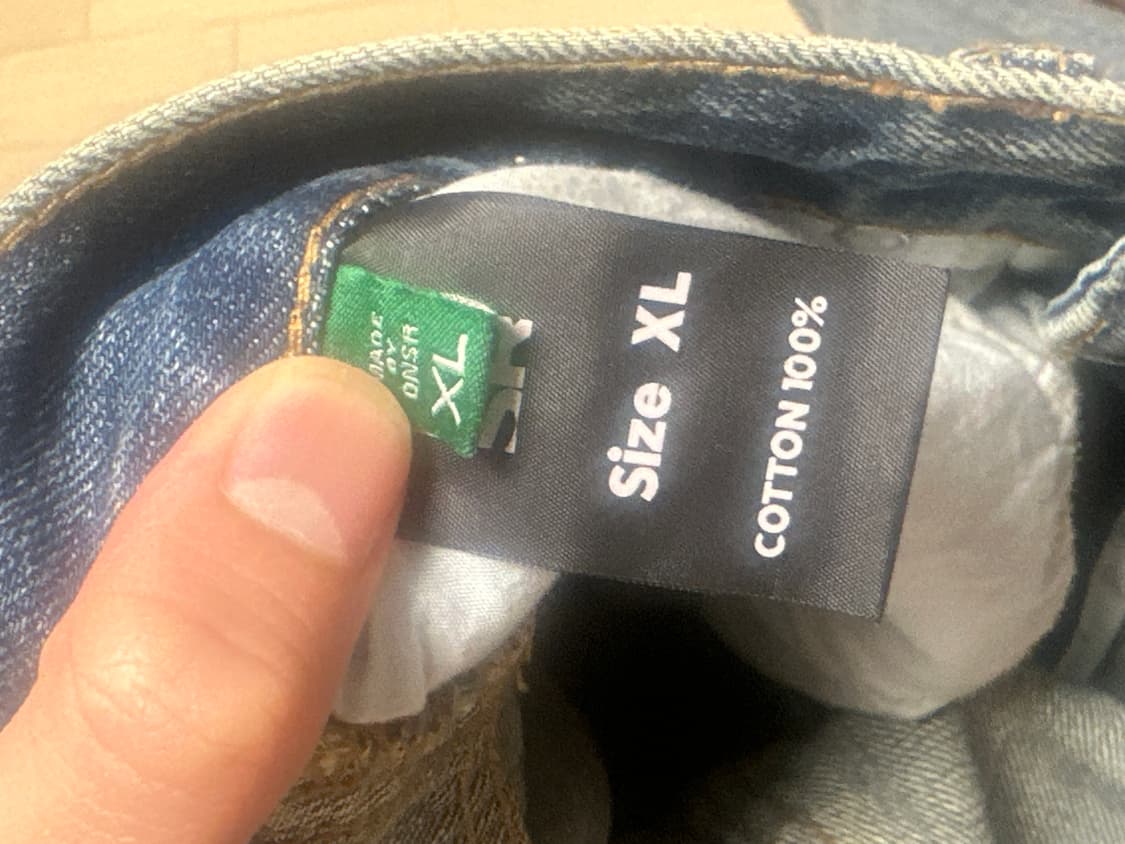 DNSR 커브드 플레어 데님 팬츠 블루 상품이미지3