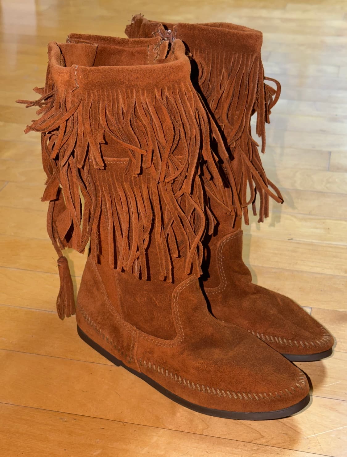 미네통카 프린지 부츠 250 (US8) 상품이미지1