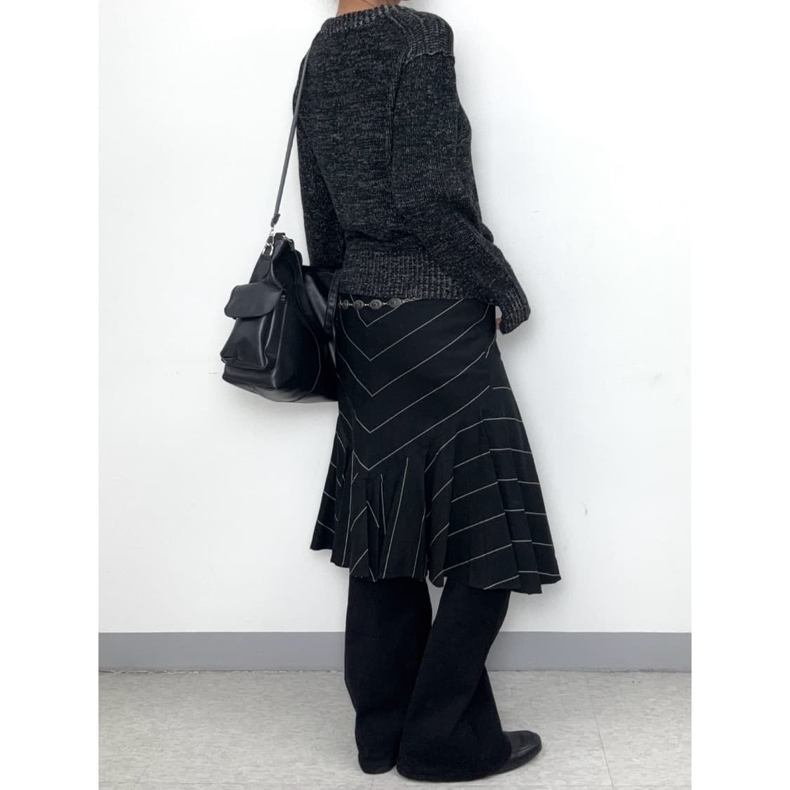 빈티지 차콜 니트 상품이미지3