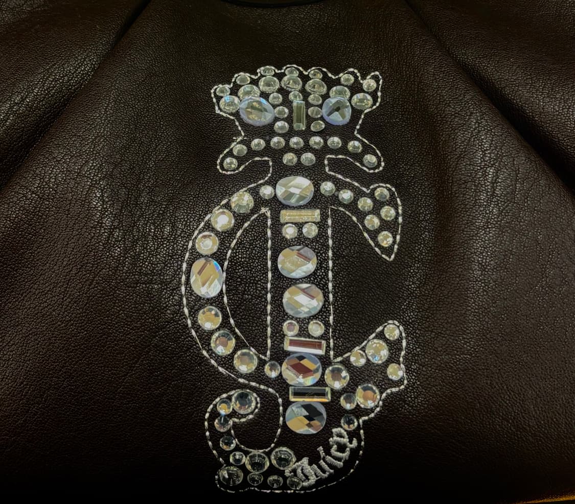 쥬시꾸뛰르 밤색 숄더백/y2k/빈티지 스타일/갸루/희귀매물 상품이미지4