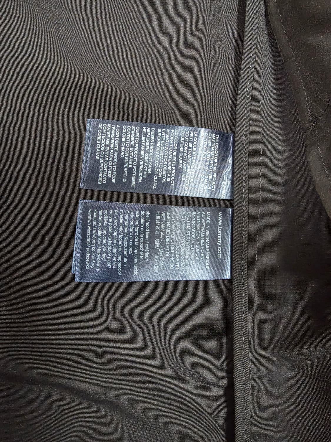 타미힐피거 블랙 후드 야상 코트 상품이미지8