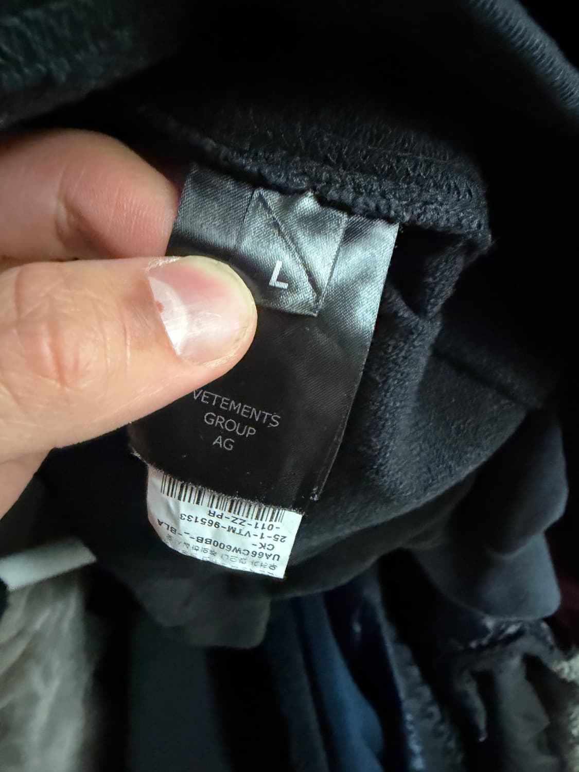 베트멍 블랙 스웨트셔츠 L (XL) 상품이미지3