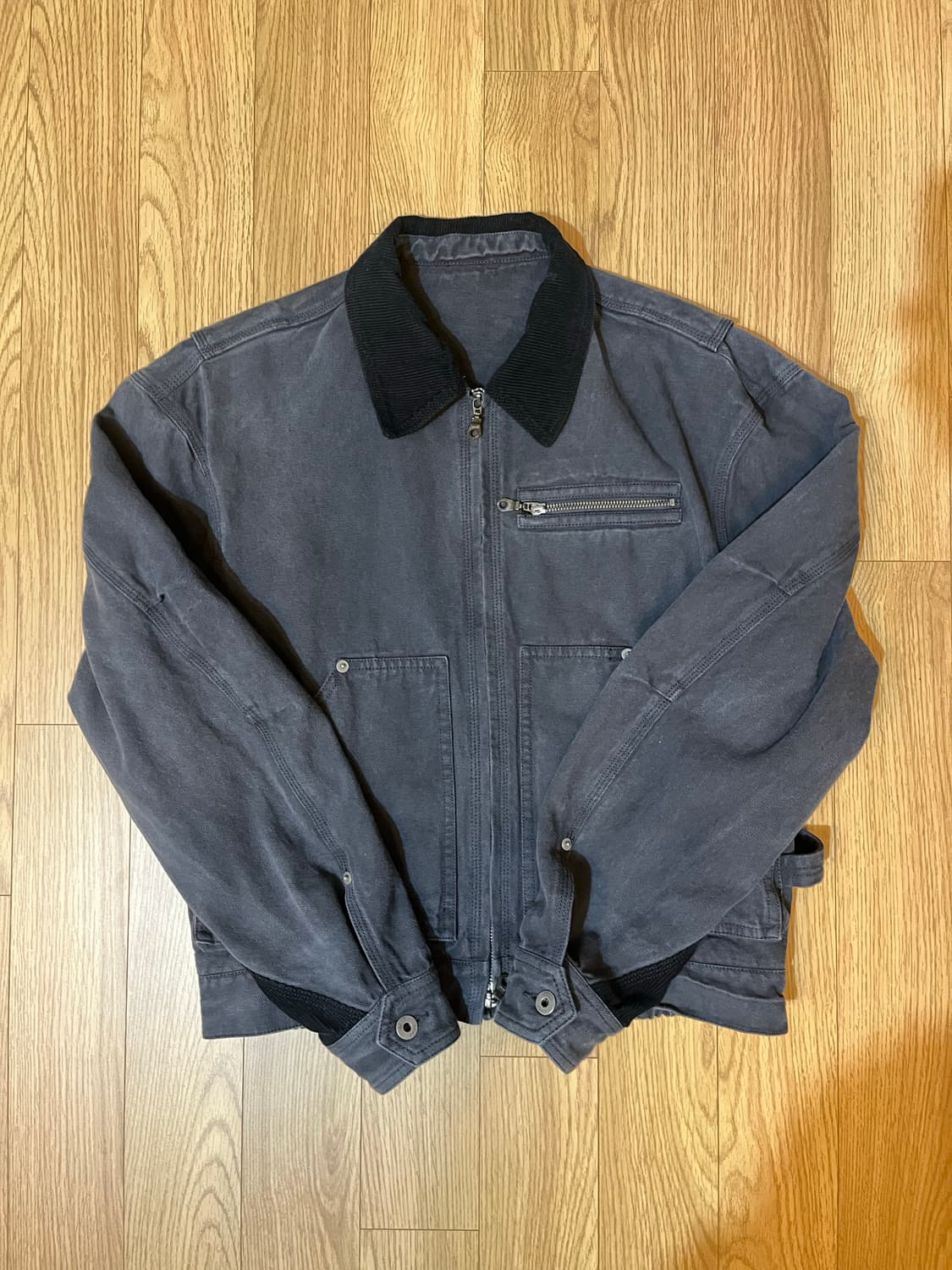 쿠어 오버다잉 페이디드 워크 자켓 상품이미지2