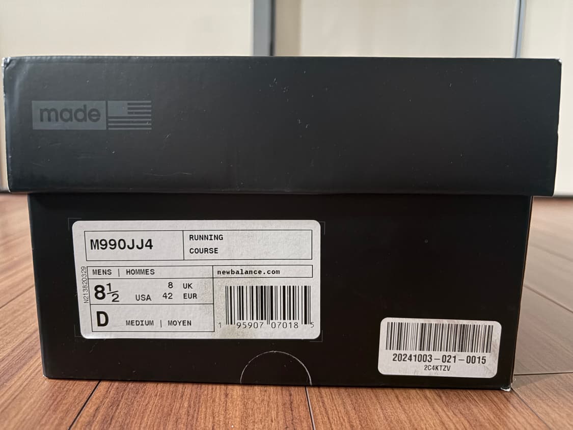 뉴발란스 자운드 JJJound 990v4 / Navy / 265 상품이미지3
