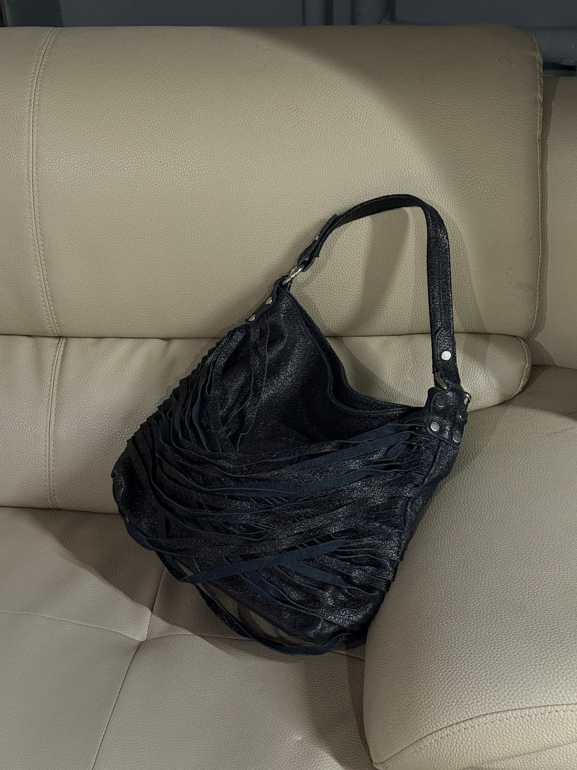Italy tassel detail shoulder & cross bag 상품이미지1