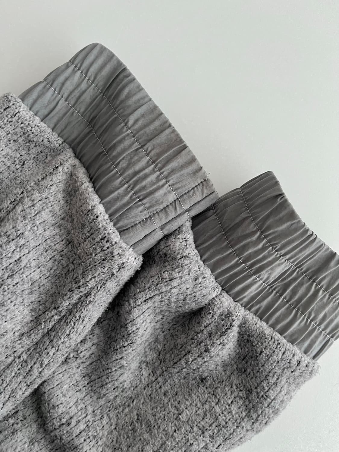 L) 아디다스 니트 플리스 후드 집업 그레이 상품이미지7