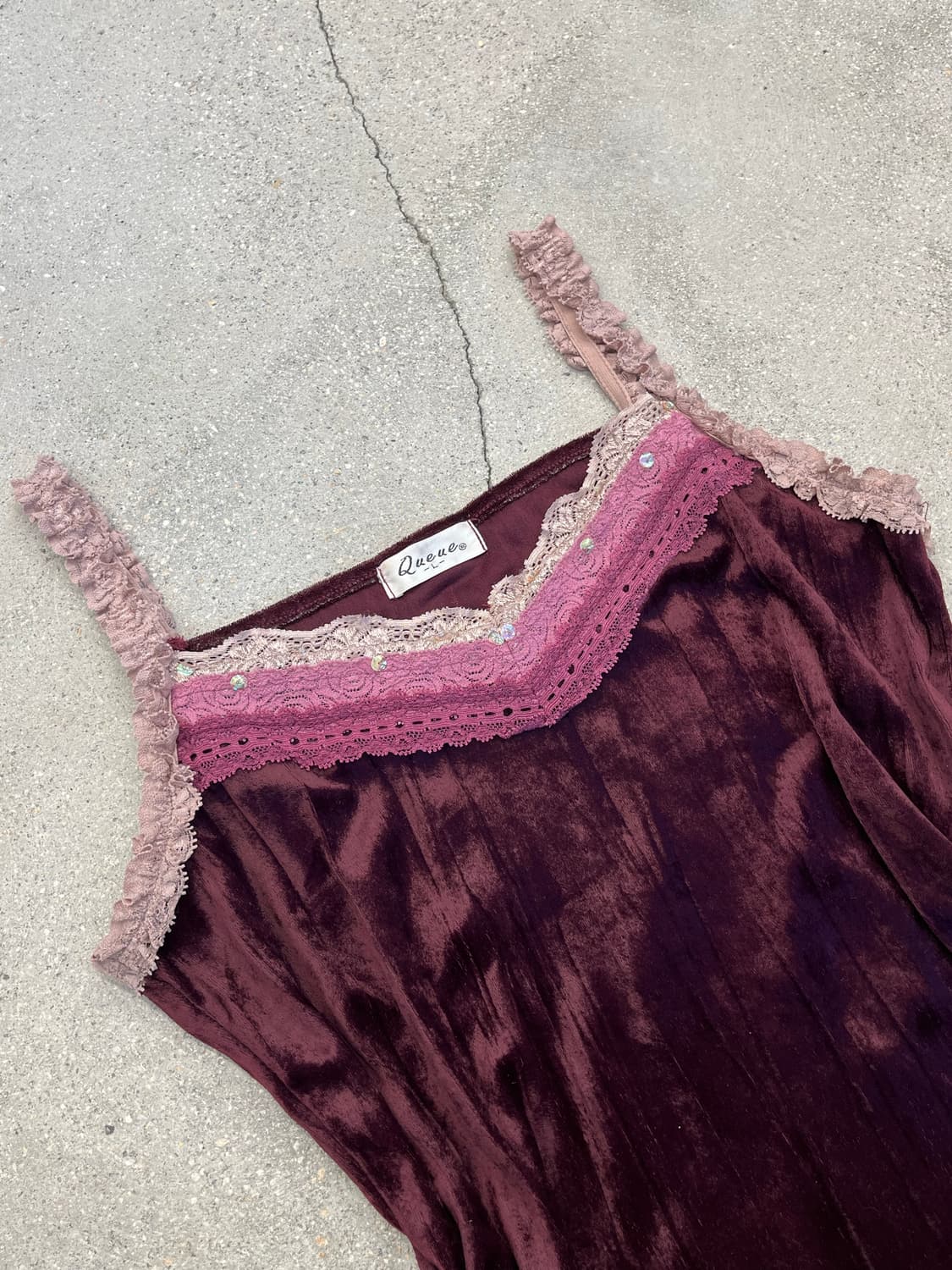 Vintage Purple lace top 상품이미지2