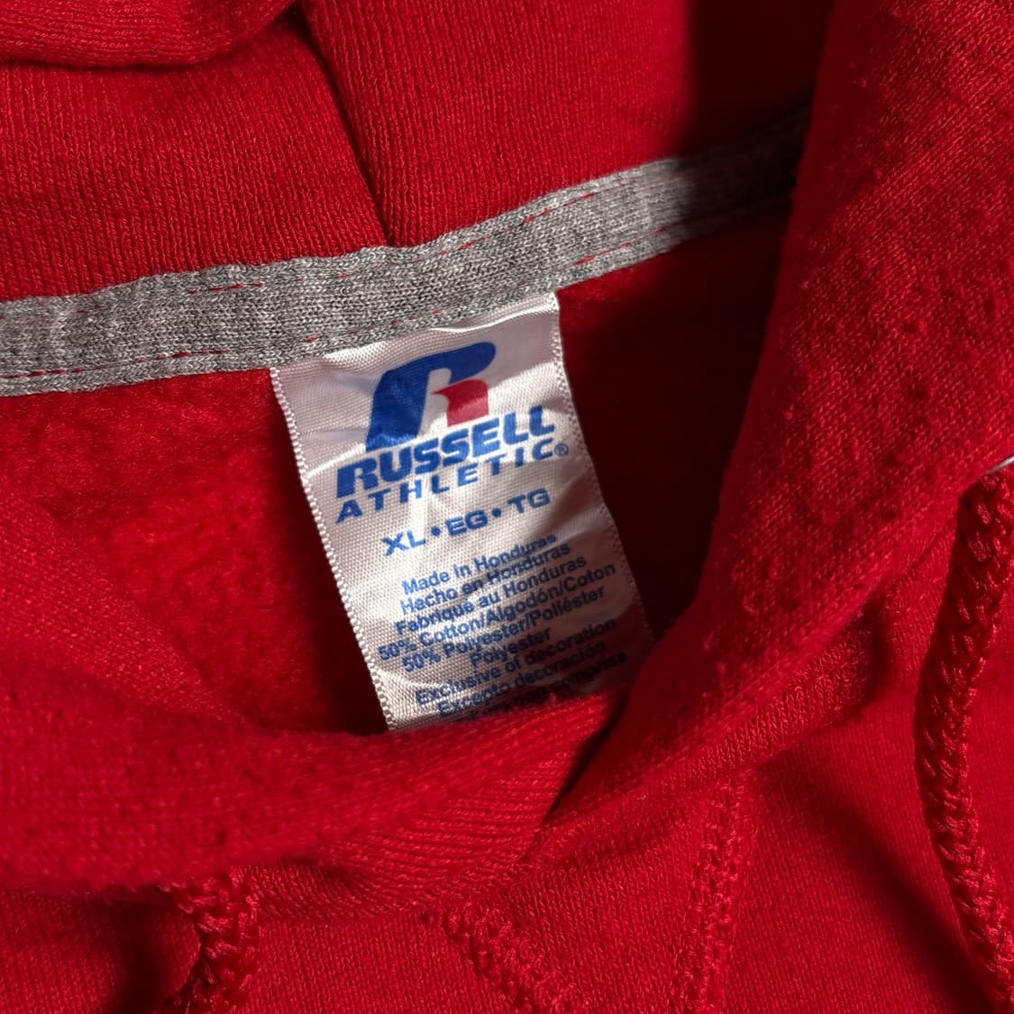 러셀애슬레틱 레드 후드티 상품이미지6