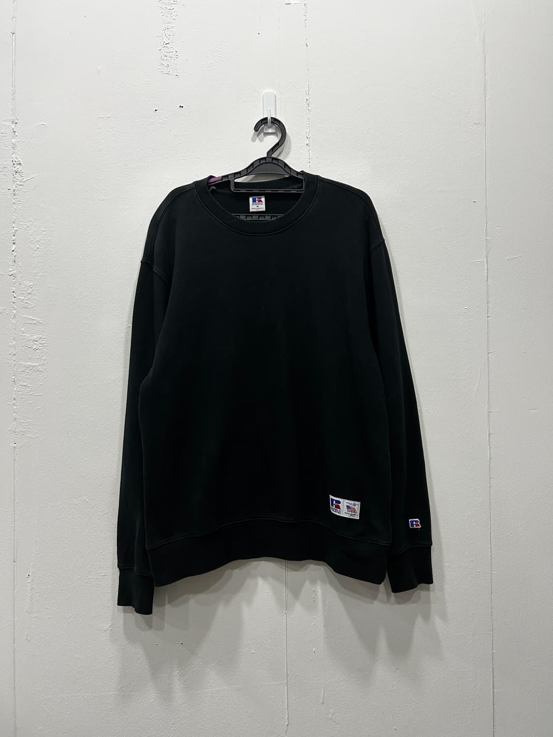 러셀애슬래틱 블랙 맨투맨 M 상품이미지1