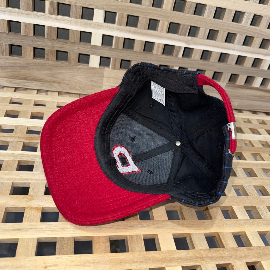 빈티지 스트라이프 울 캡 상품이미지4