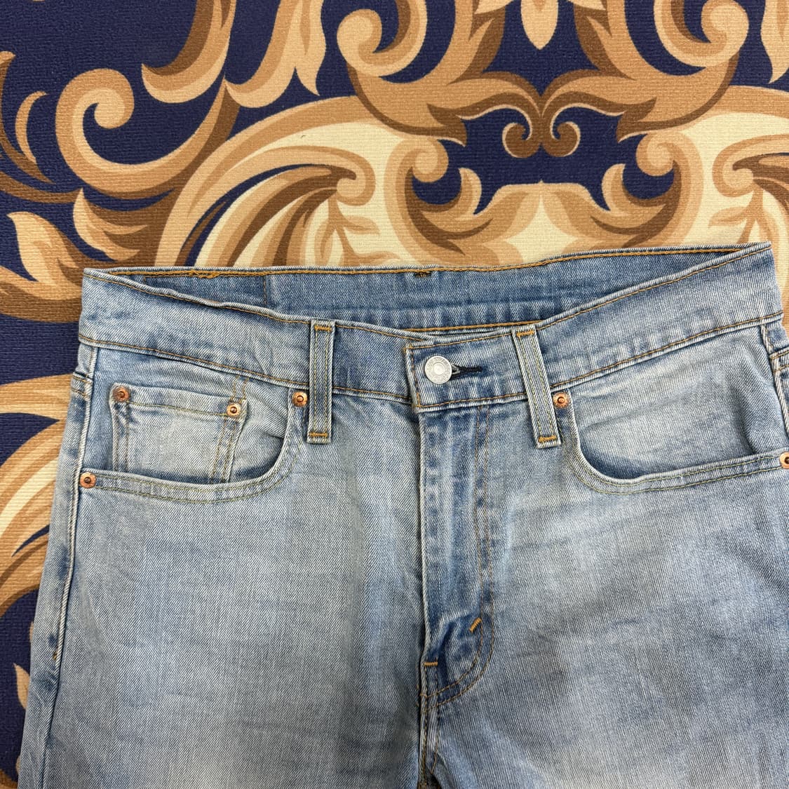 (30)리바이스 Levis 502 연청 데님팬츠 상품이미지4