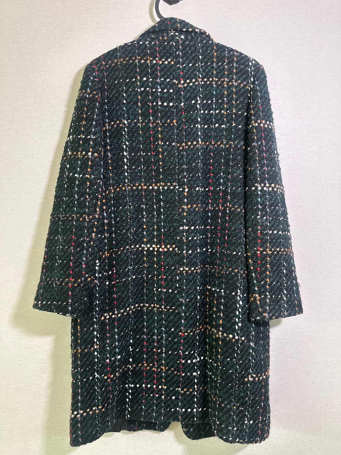 샤트렌 체크 코트 메이드인이태리 100(66사이즈) 상품이미지2