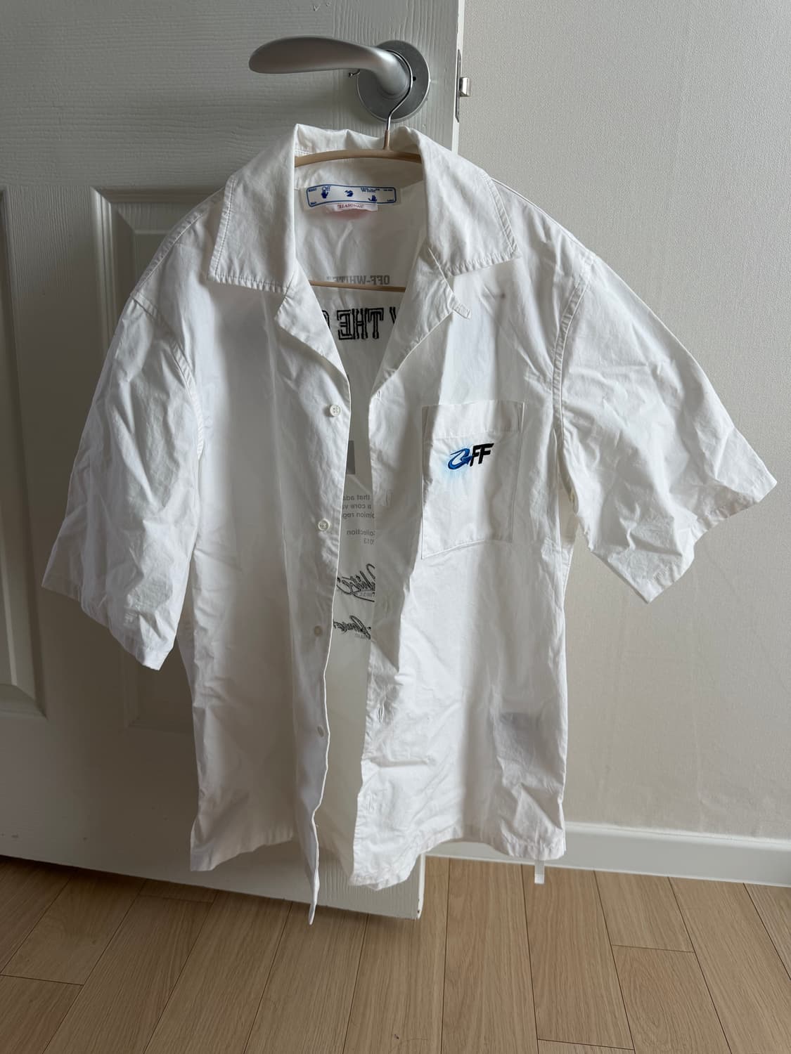 오프화이트 EXACT OPP HOLIDAY SHIRT WHITE 23PO 상품이미지7