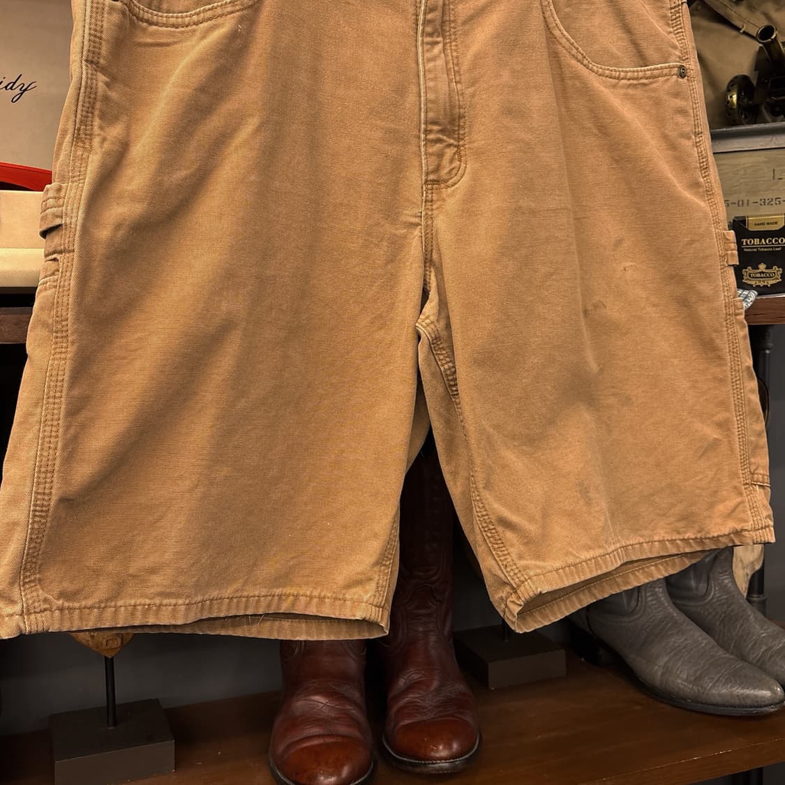 00s 칼하트 덕캔버스 카펜터 워크 하프팬츠 N1114   상품이미지4