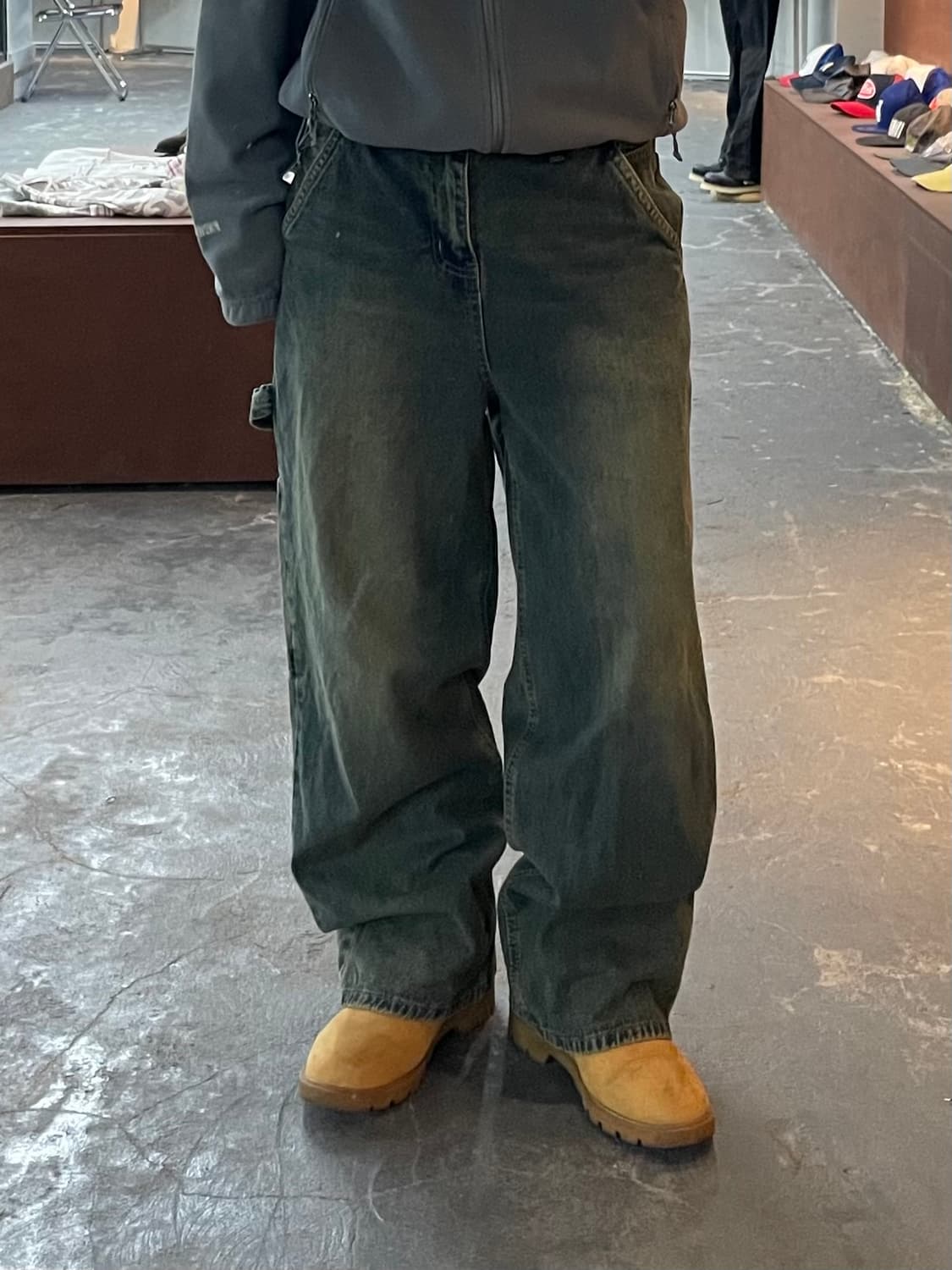 디스펑트 워싱 카펜터 데님 팬츠 H1548 상품이미지1