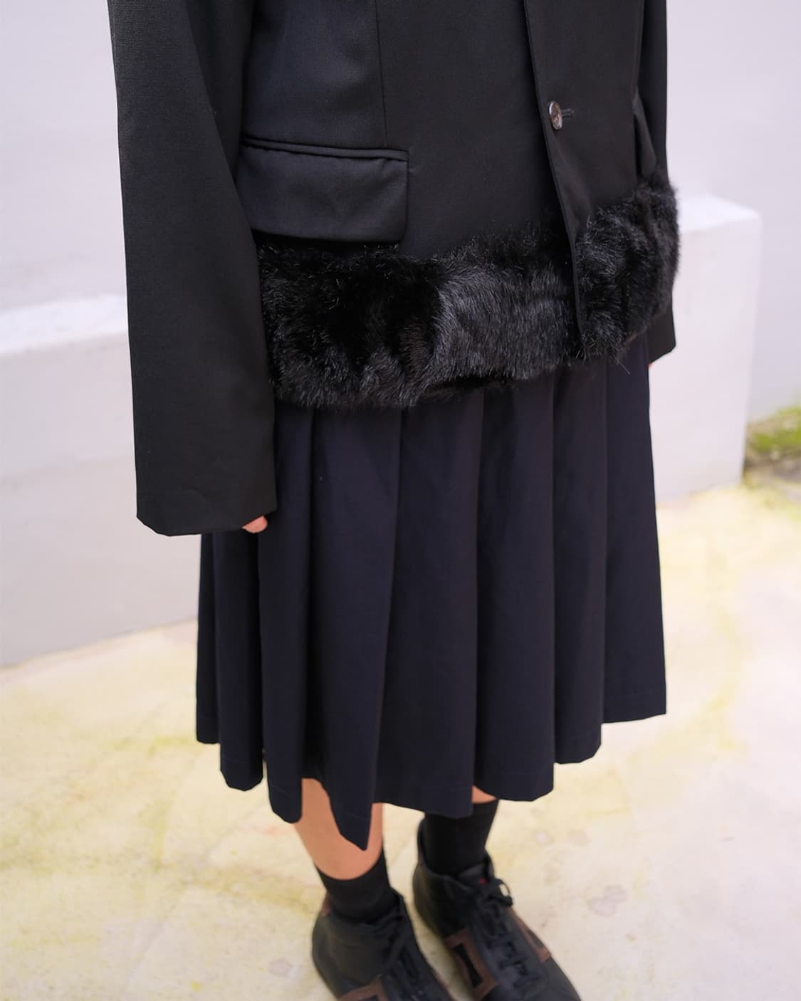 1997aw Fur trimming jacket 상품이미지3