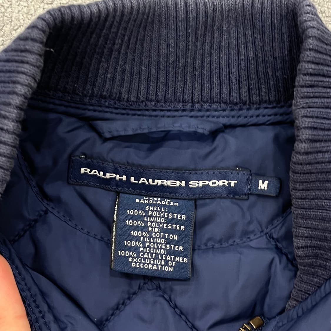 M 랄프로렌 투웨이 퀄팅 자켓 상품이미지6