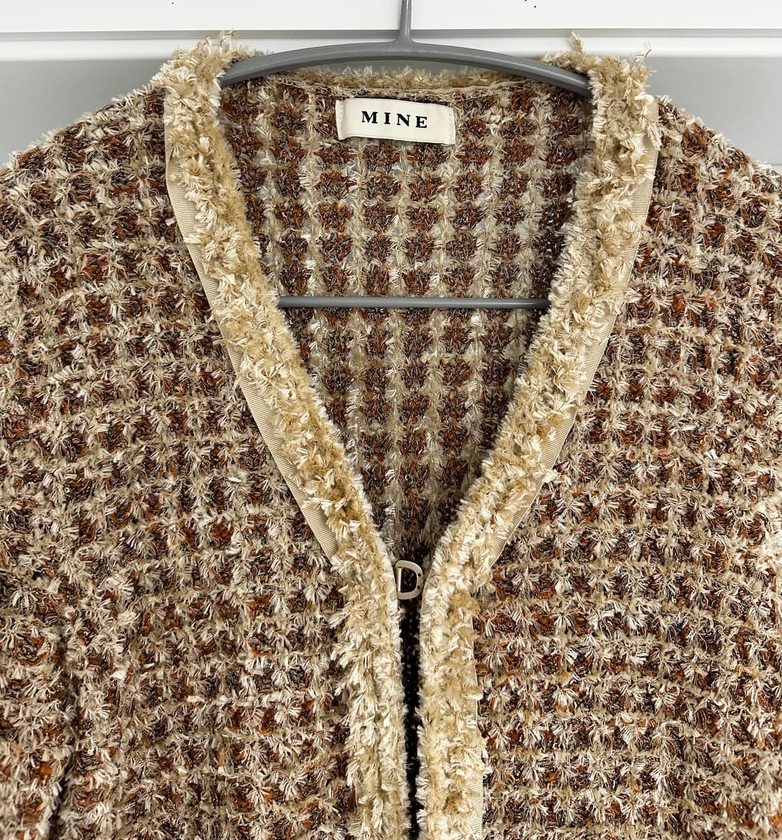 [한섬 마인] 여성 트위드 가디건 상품이미지3