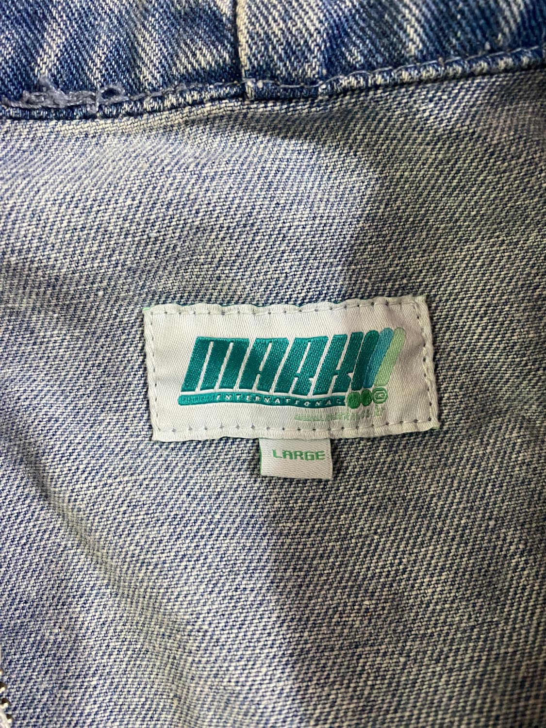 MARKM 데님 후드집업 L 상품이미지2