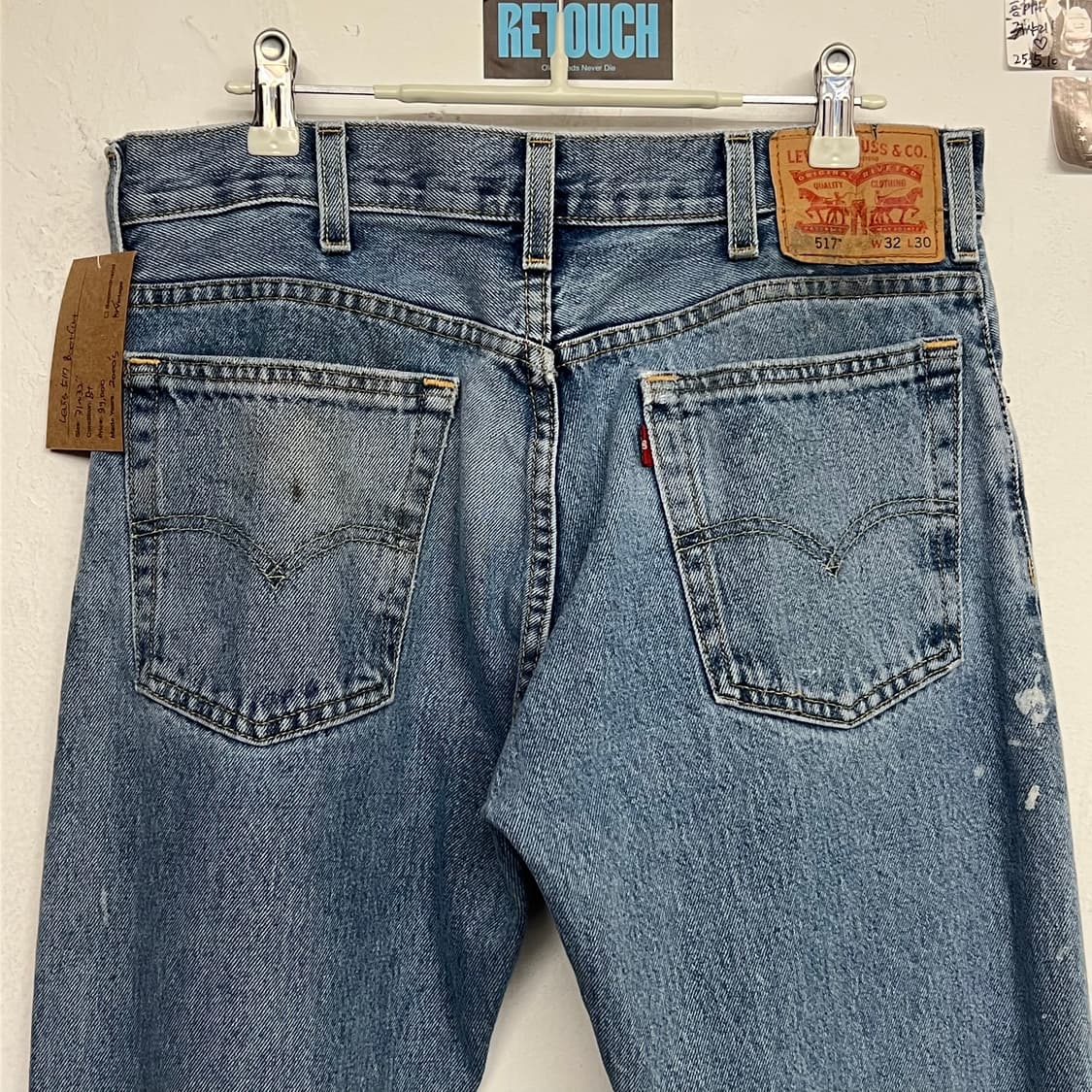 10‘s 리바이스 517 중청 더티워싱 상품이미지6