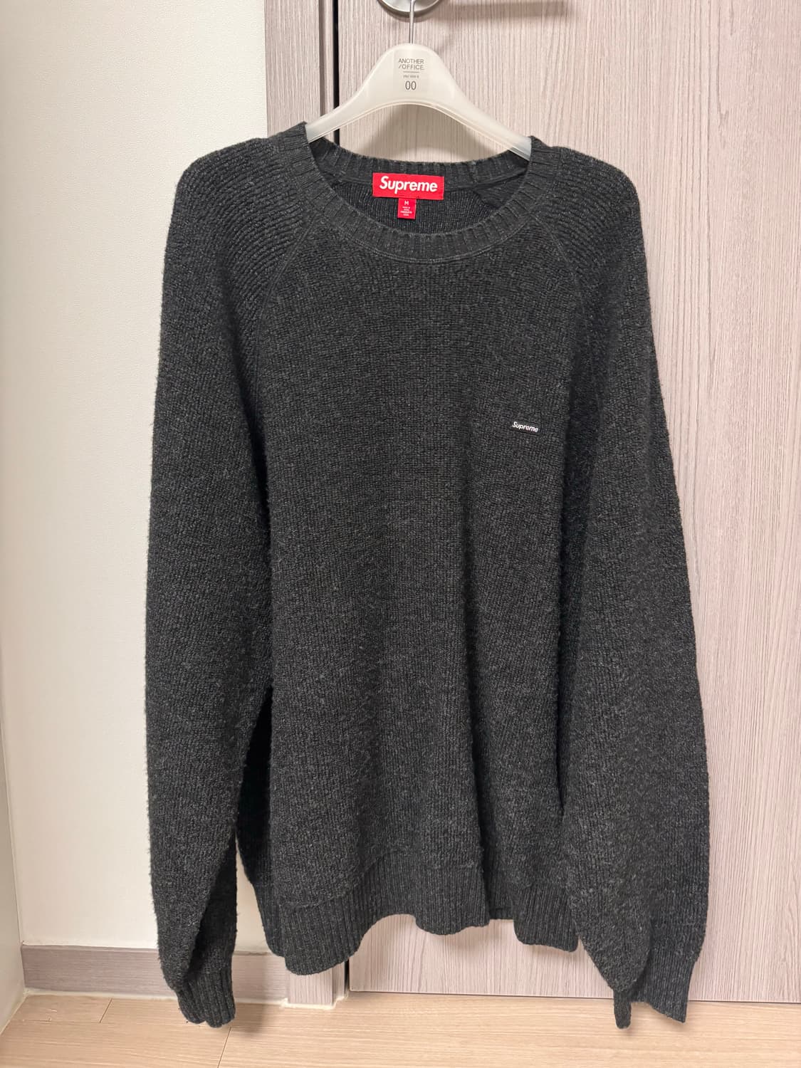 Supreme Terry Small Box Sweater Black 상품이미지2