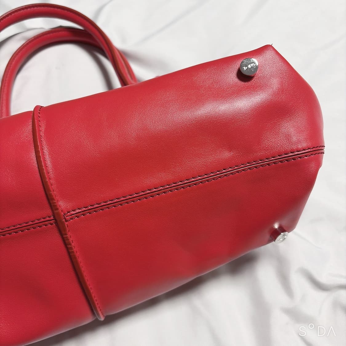 토즈 레드 가죽 토트겸 크로스백 상품이미지4