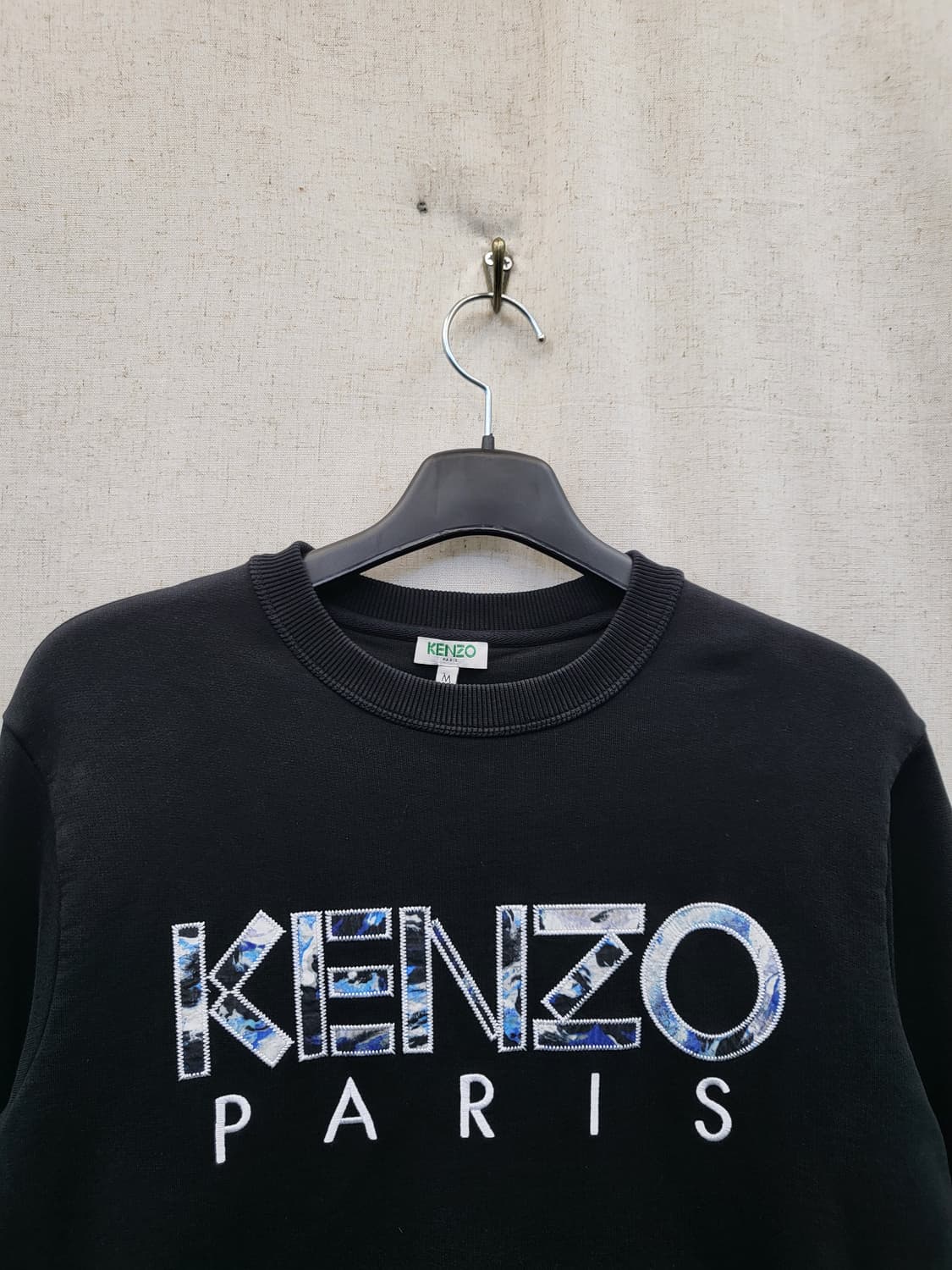 KENZO 겐조 블랙 로고 맨투맨 상품이미지3