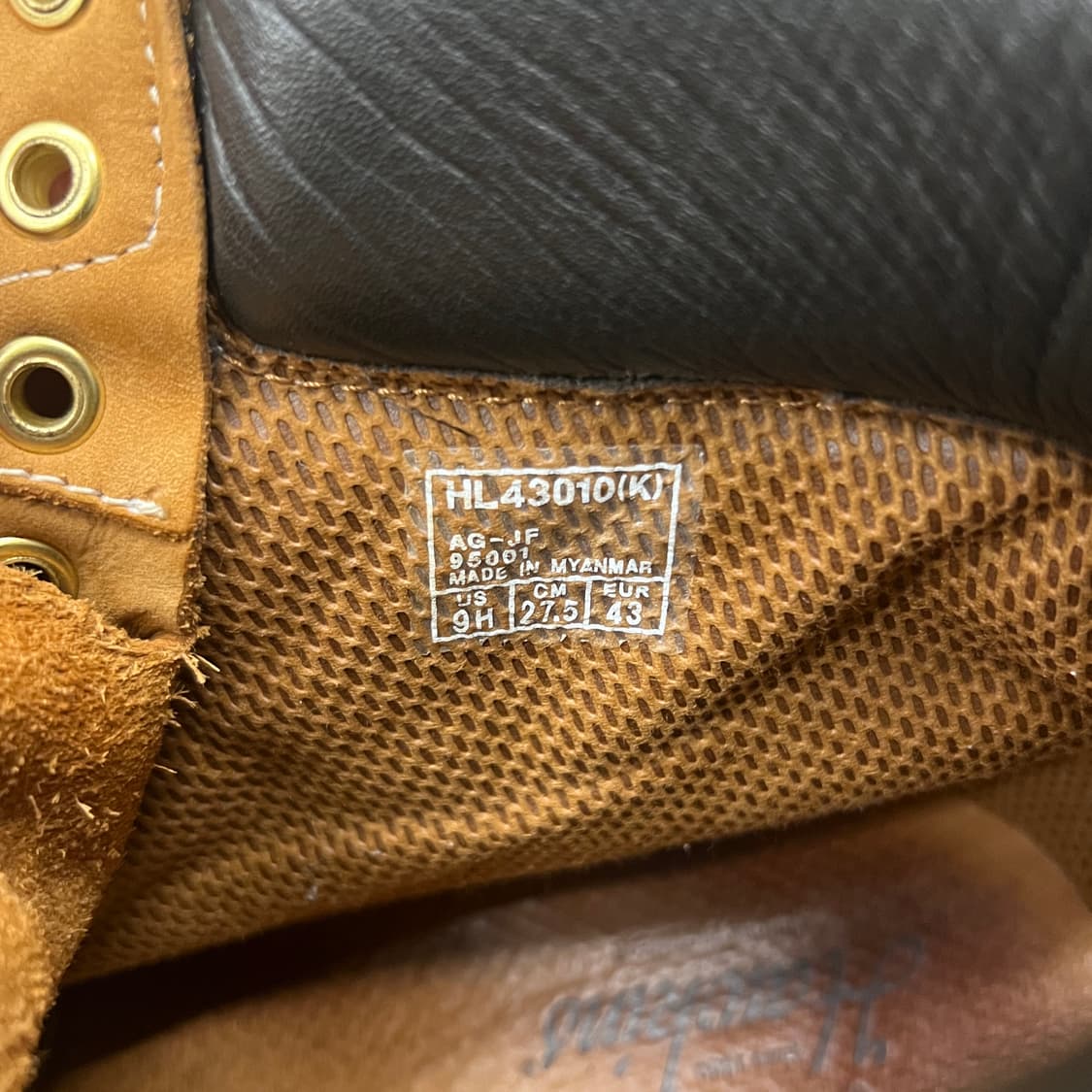 팀버랜드맛 호킨스 부츠275 + 금장 브로치세트 상품이미지7