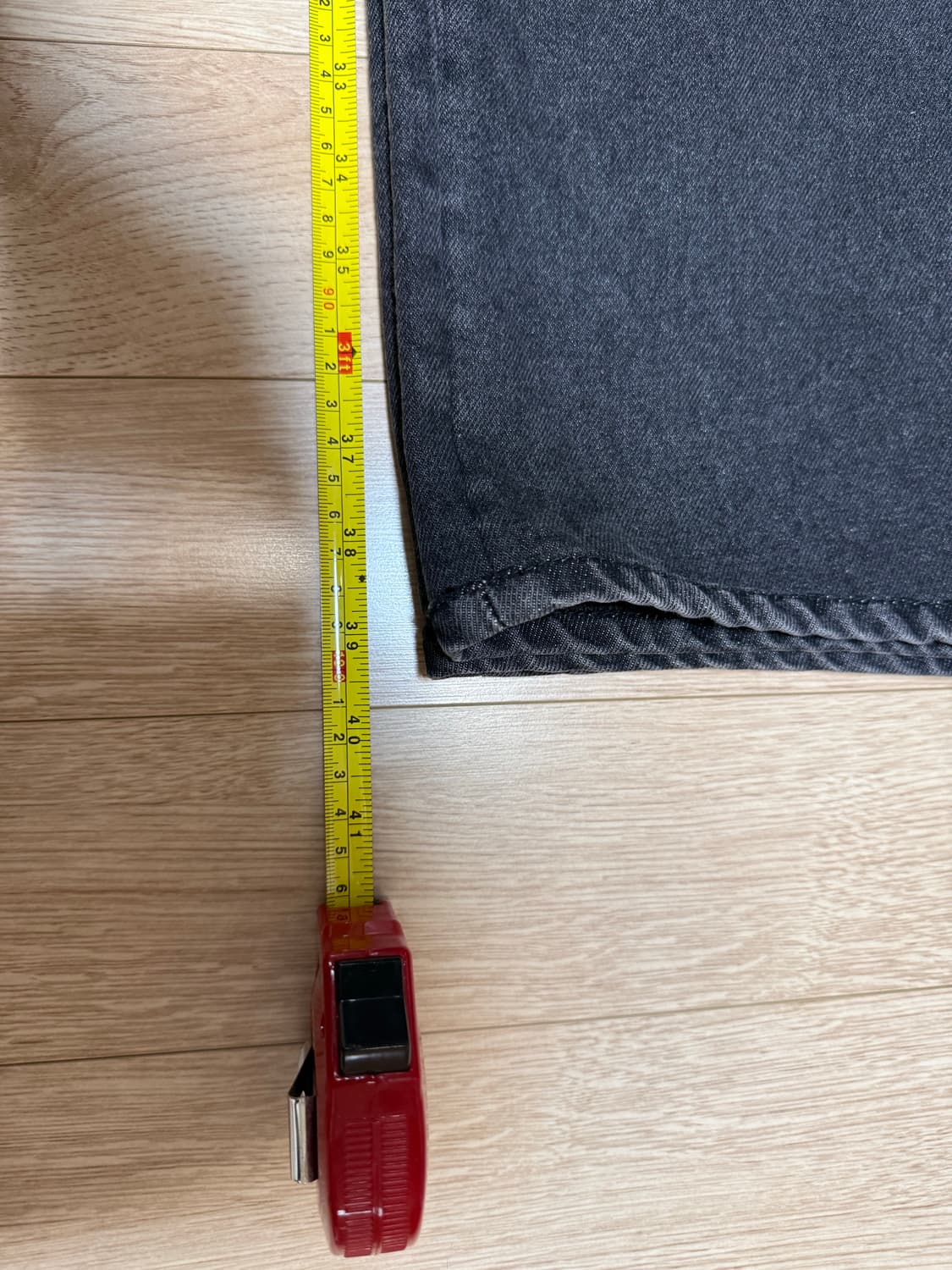 노운 벨티드 데님 차콜 상품이미지8