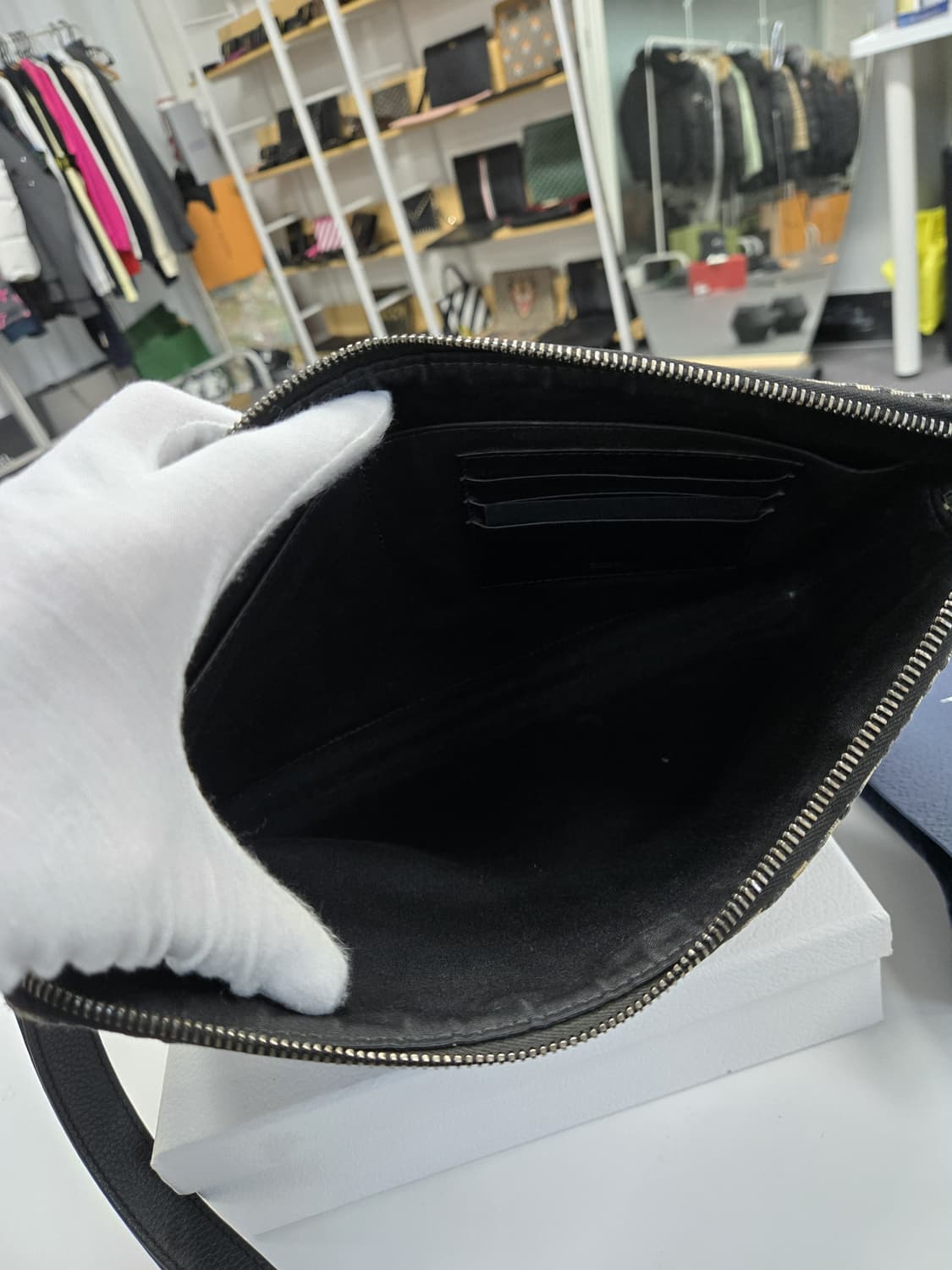 [A급컨디션]디올 오블리크 아이패드 클러치백 상품이미지6