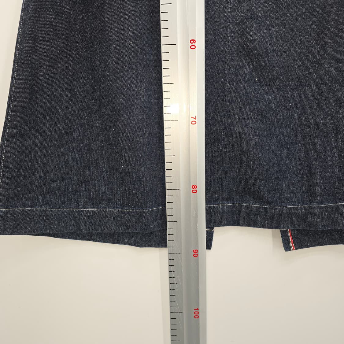 일본 빈티지 데님 레이스업 롱 스커트 상품이미지3