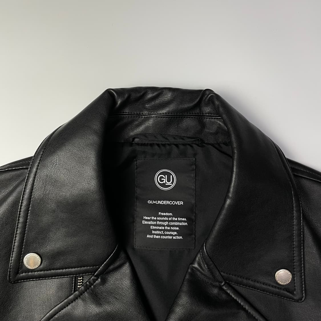 UNDERCOVER GU 언더커버 지유 가죽 자켓 상품이미지3
