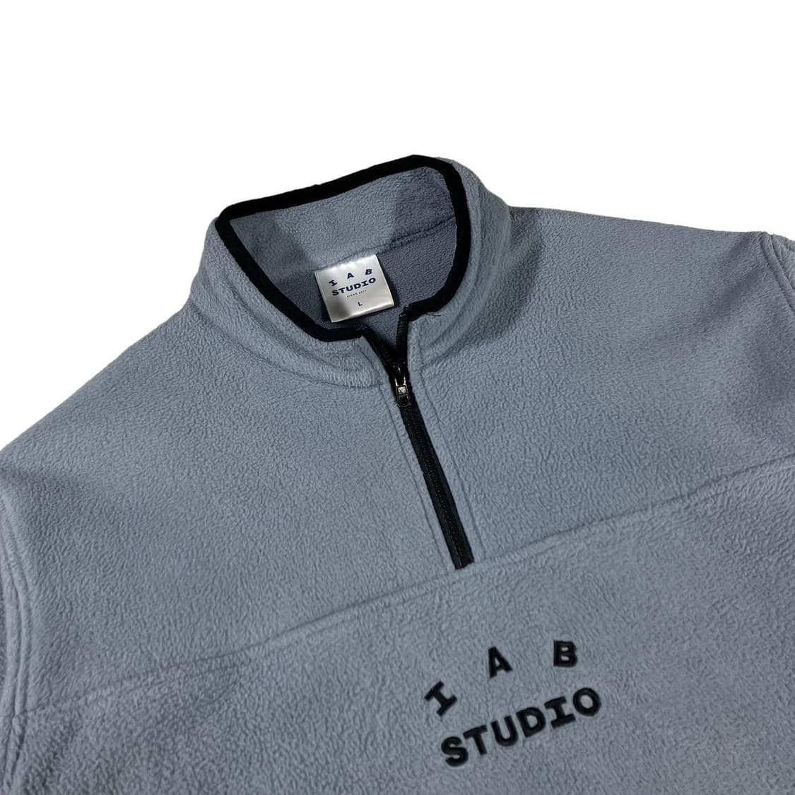 IAB STUDIO 아이앱 쿨그레이 반집업 후리스 상품이미지5