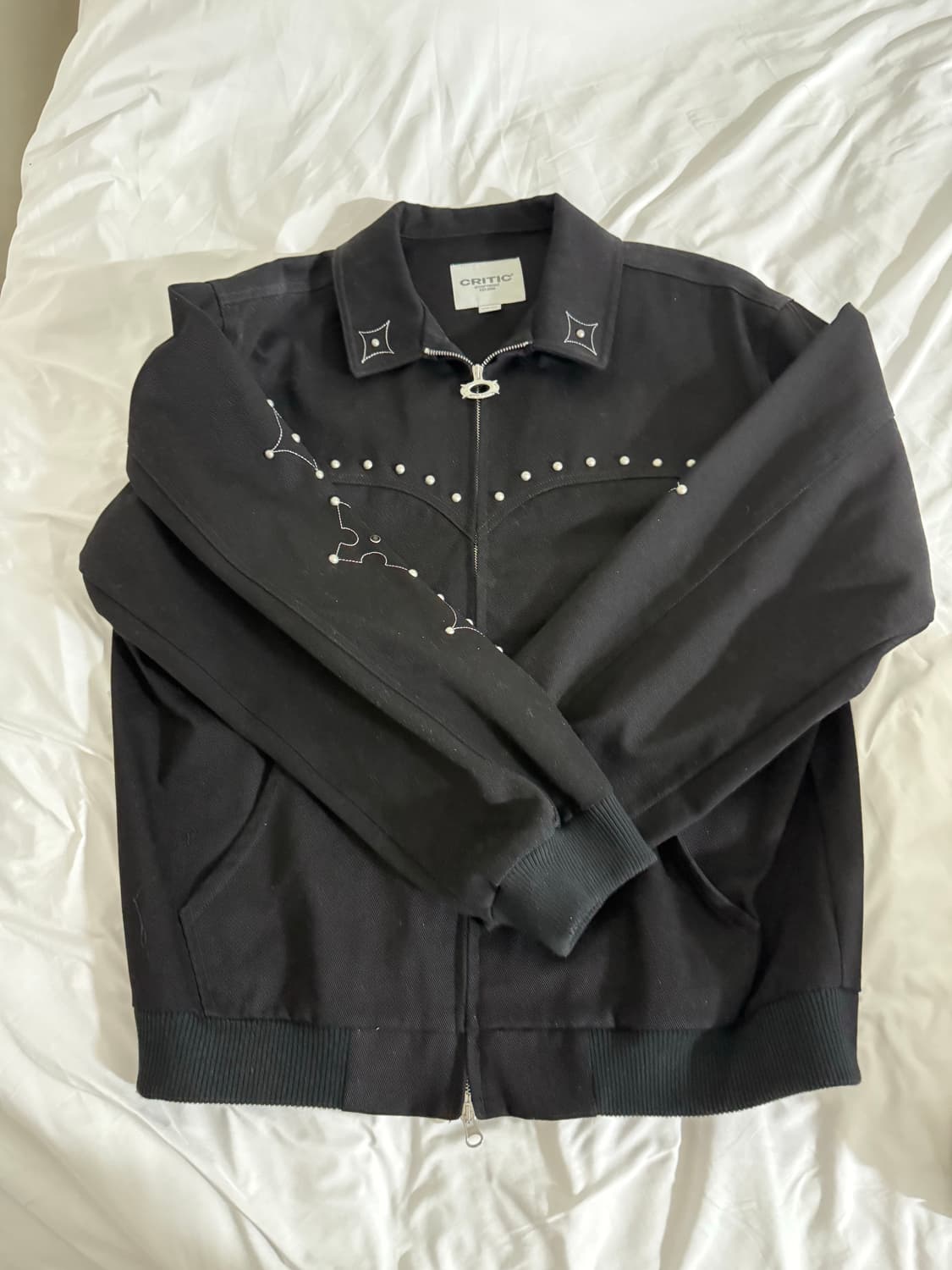 크리틱 Critic Studded Work Jacket Black 상품이미지5