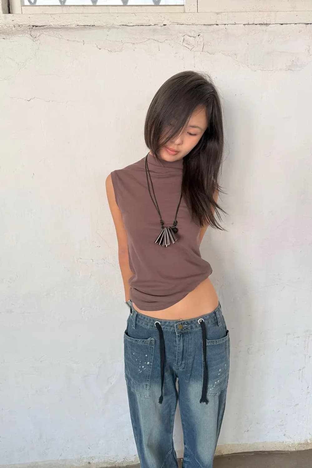 Tipssy gather half top 상품이미지1