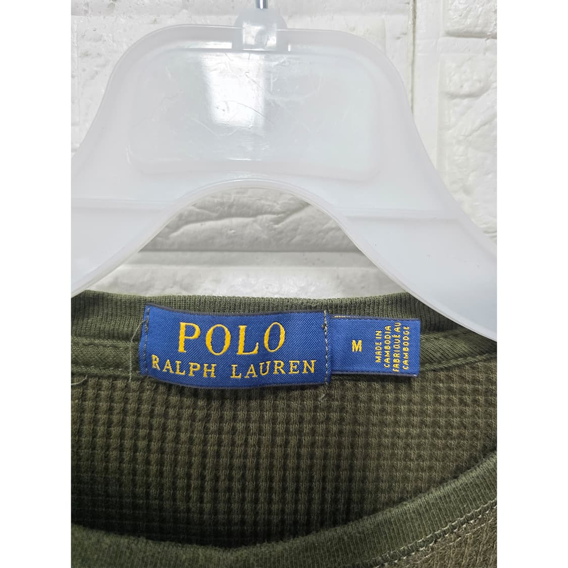 택포) 폴로 랄프로렌  와플 롱슬리브 M 상품이미지2