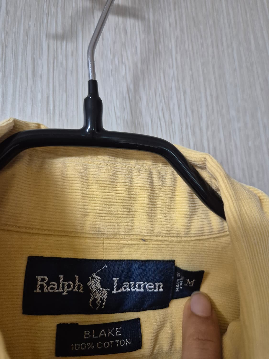 폴로 랄프로렌  코듀로이 셔츠 남방 옐로우 M 남성 상품이미지7