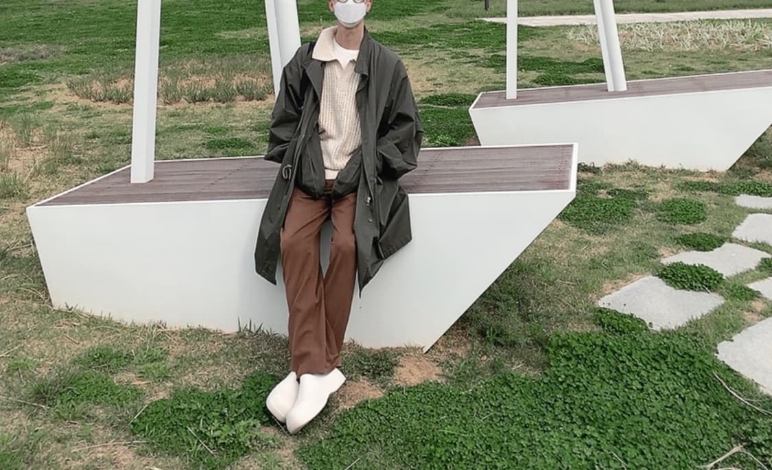 더니트컴퍼니 브라운 슬랙스 상품이미지5