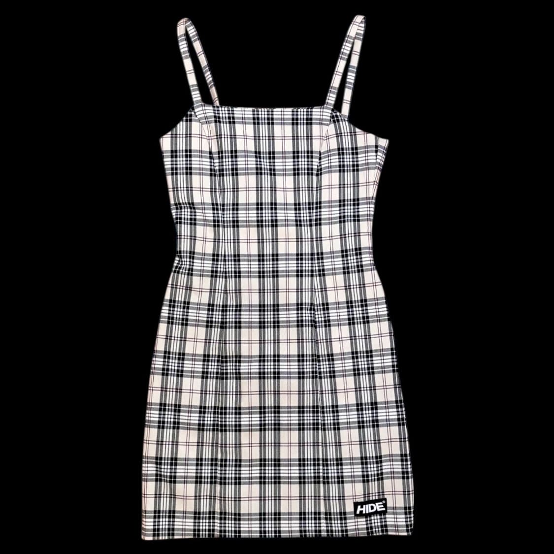 [무배] 믹스엑스믹스 하트클럽 체크 뷔스티에 원피스 상품이미지4