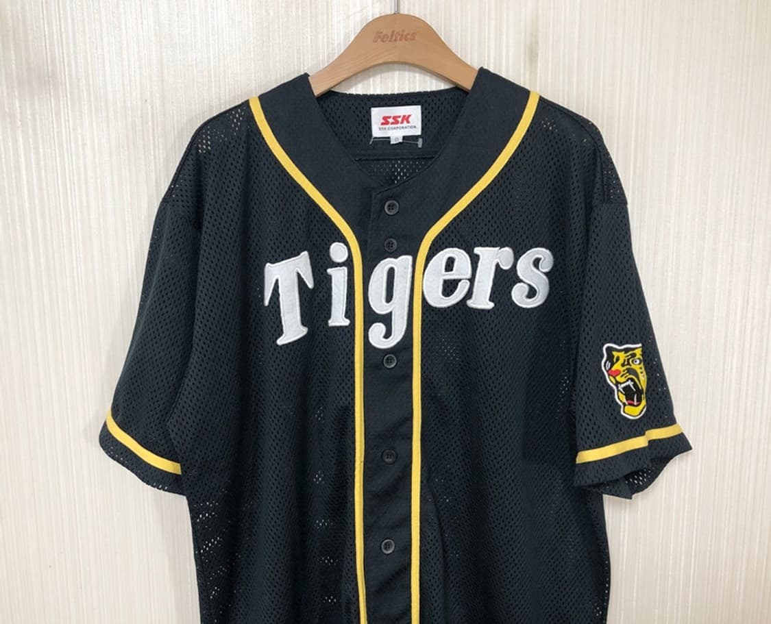 NPB SSK 한신타이거즈 블랙유니폼/져지 O(XL) 상품이미지2