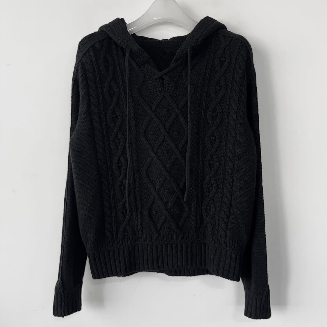 타임 TIME 23 양모 캐시미어 후드 탑 상품이미지2