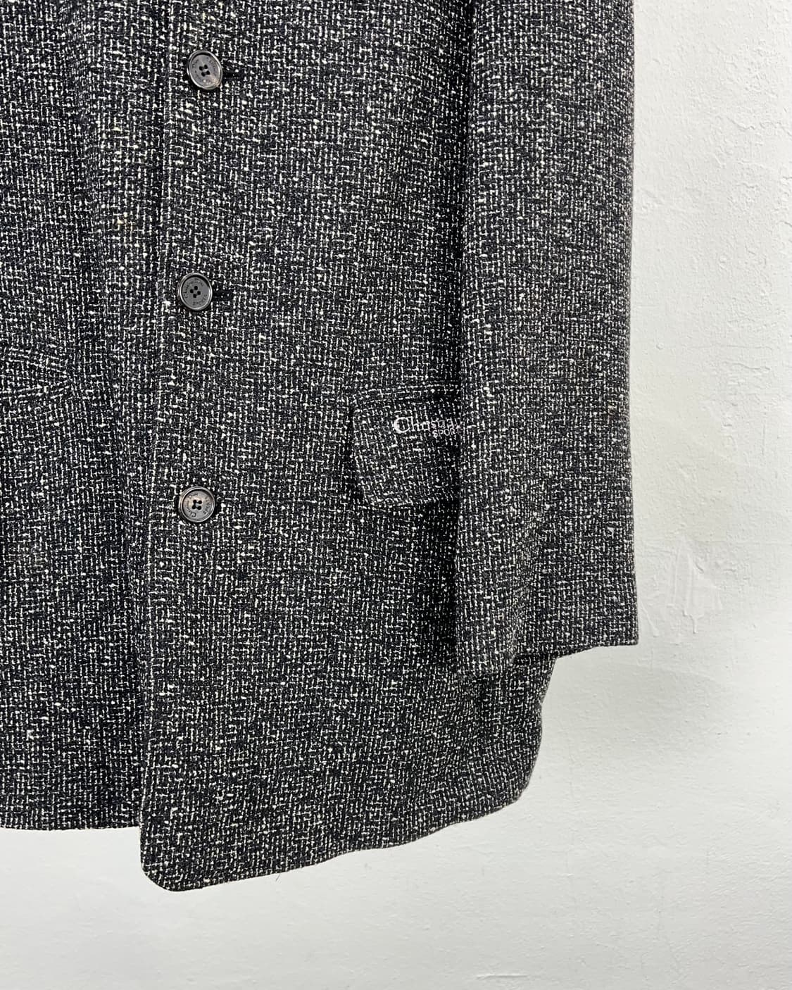 크리스찬 디올 무슈 위브 텍스처 해링본 울 자켓 상품이미지6