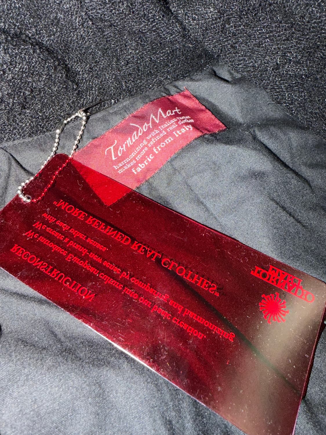 Tornado Mart ウール drape coat 상품이미지3