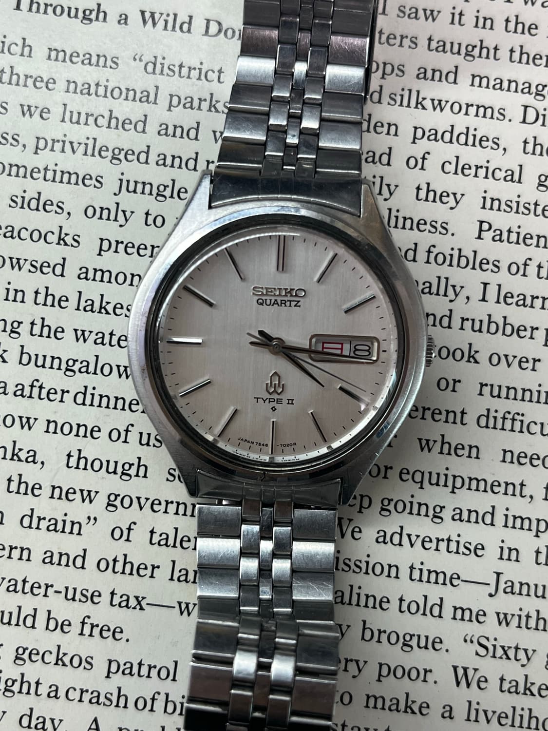 SEIKO TYPE II 데이데이트 쿼츠  상품이미지2