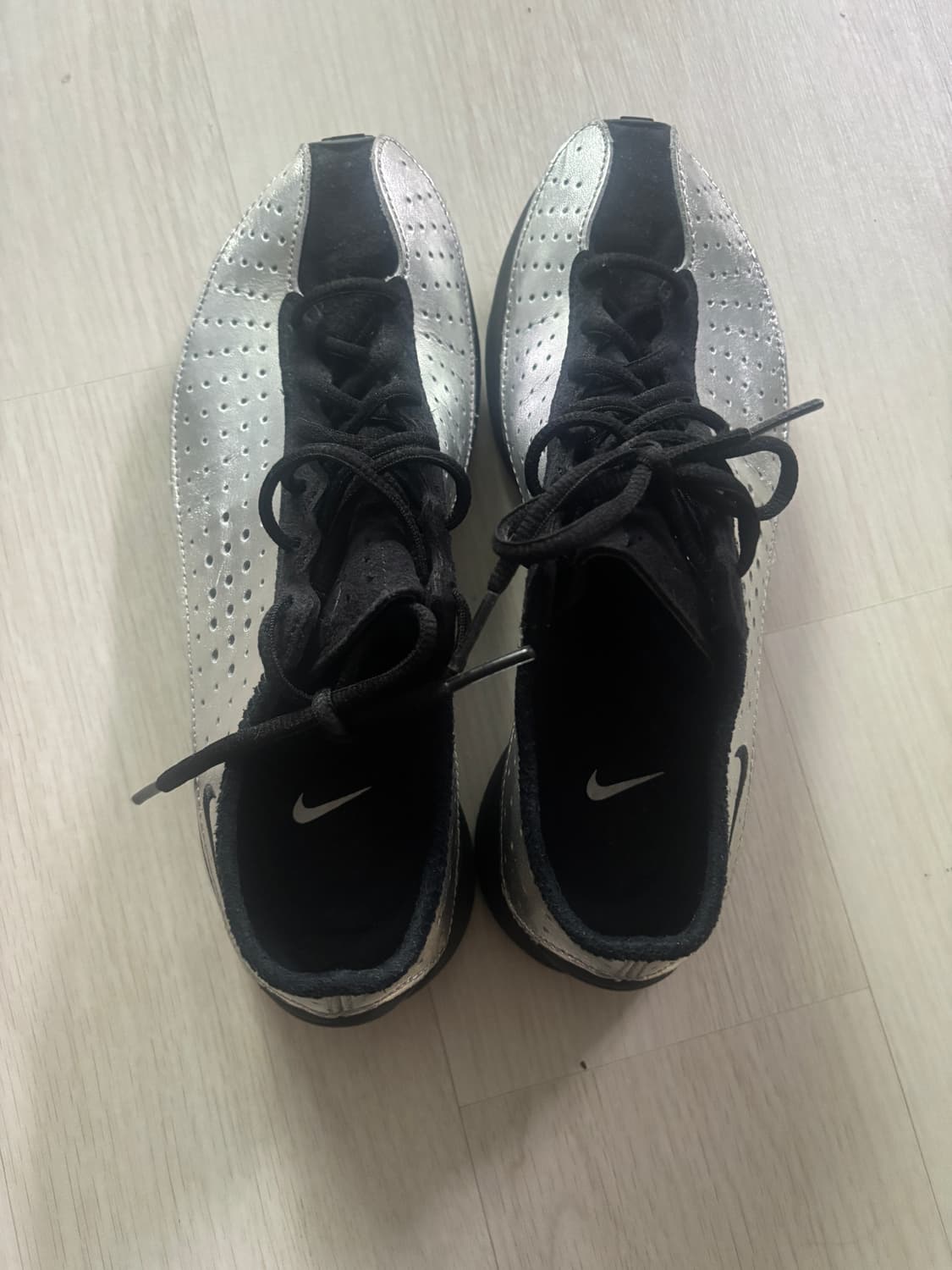 Nike 나이키 에어 슈퍼플라이 메탈릭 실버 앤 블랙 상품이미지5