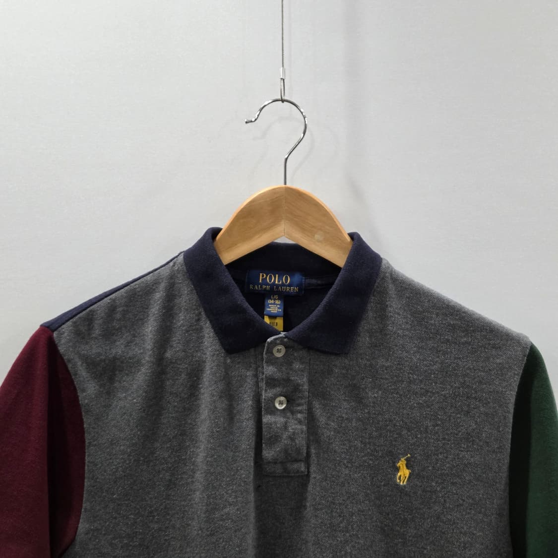 폴로랄프로렌 보이즈 피케 카라 반팔티 L/14/16 상품이미지2