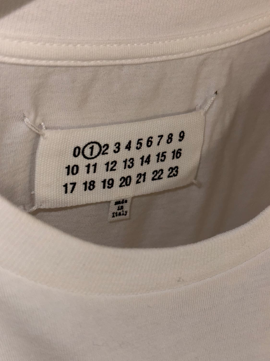 메종 마르지엘라 폰트 제너레이터 티셔츠 화이트 XS  상품이미지3