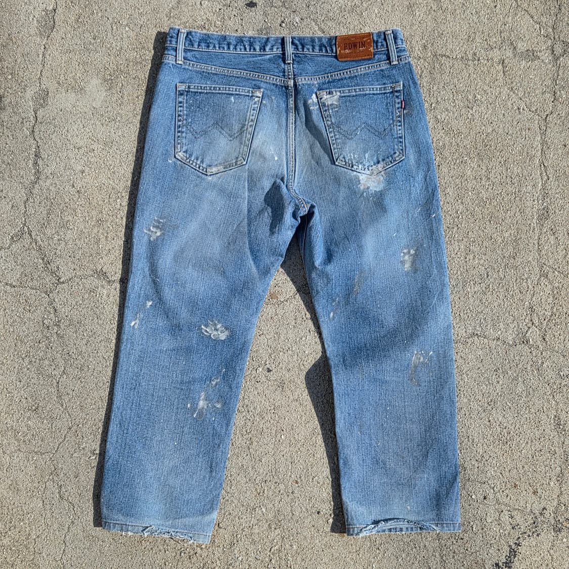 S.O/ 패치워크, 자수 커스텀 팬츠 상품이미지5