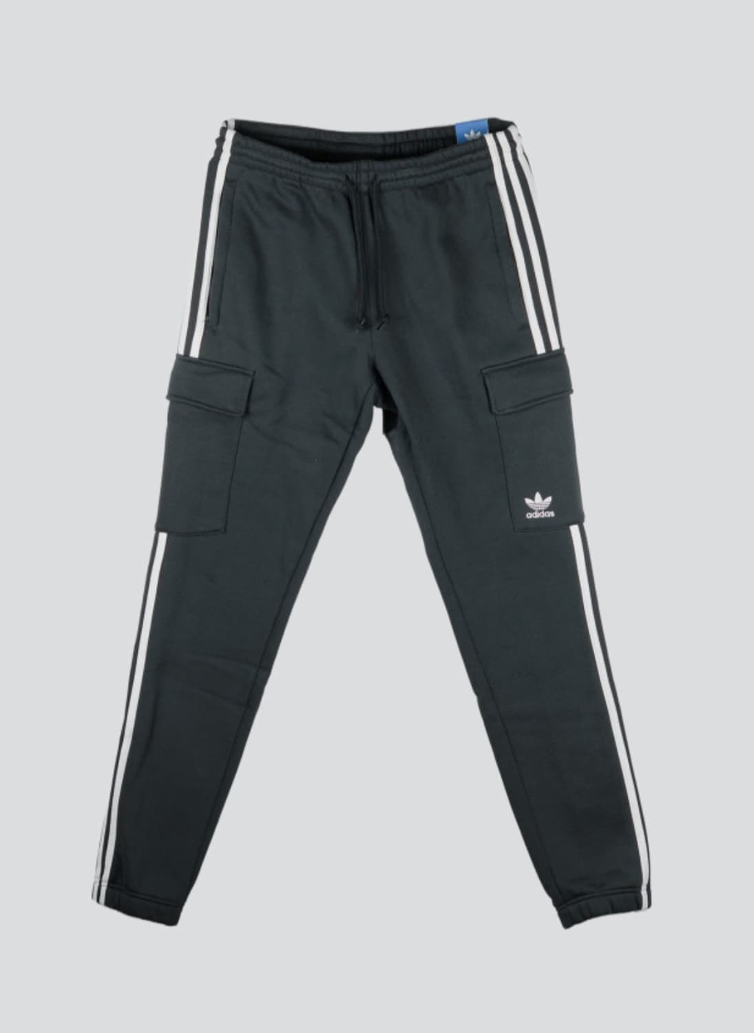 아디다스 3ST 스웨트 카고 조거팬츠 기모 블랙 M 상품이미지1