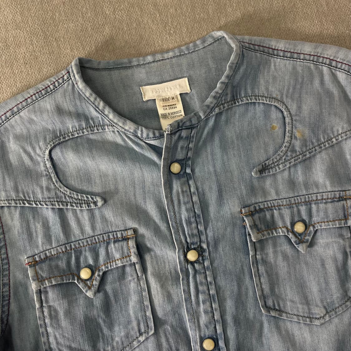 W 95 디젤 웨스턴 데님 셔츠 상품이미지2